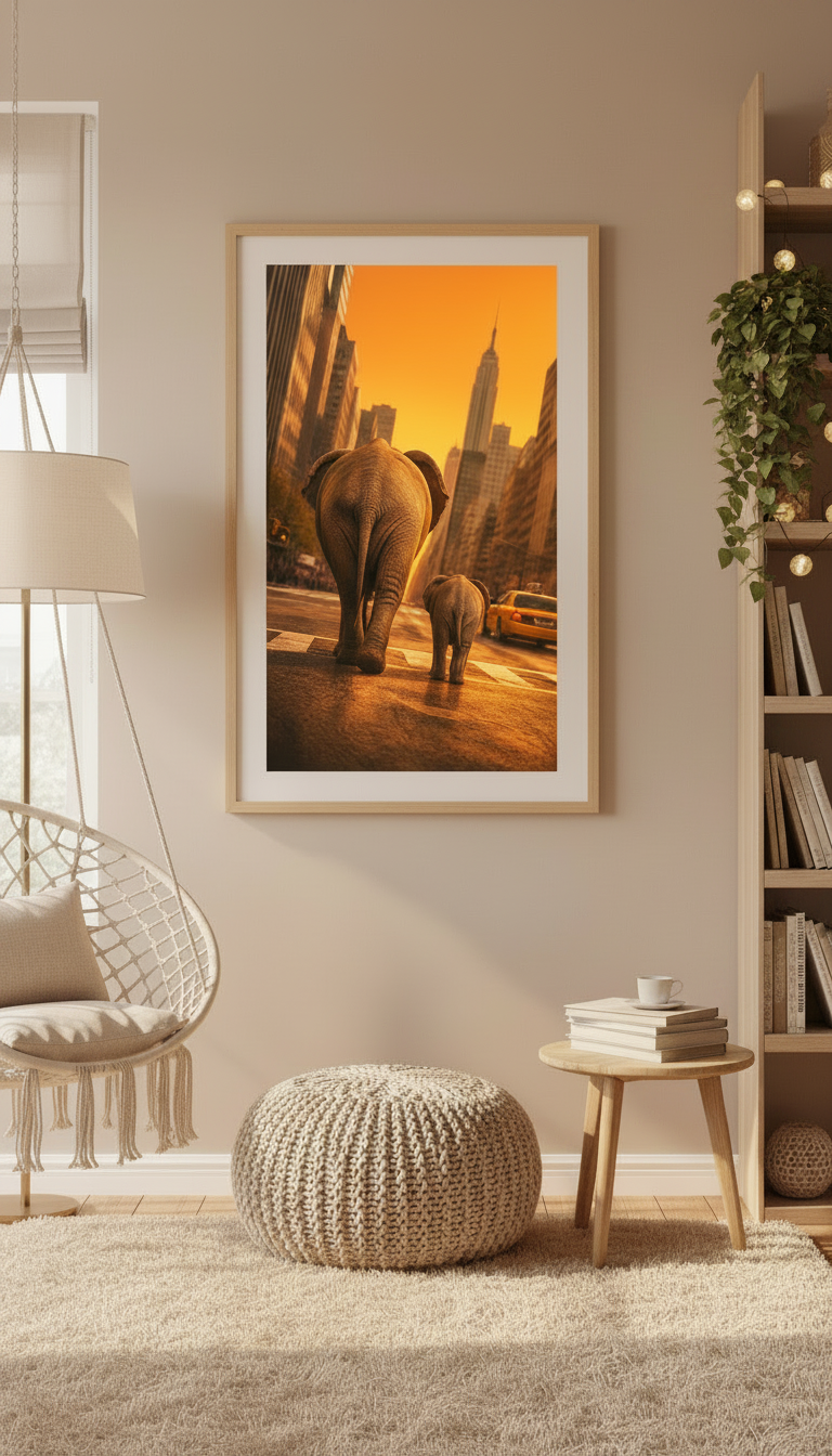 Deux éléphants à NY